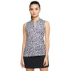 Nike Dri Fit Victory Printed Womens Sleeveless Golf Polo