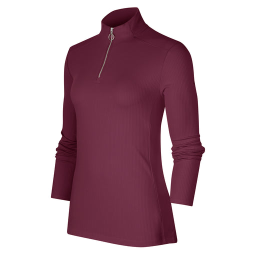 Nike Dri-FIT UV Victory Womens Golf Half Zip - PLUM RED 671/L