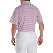 Load image into Gallery viewer, FJ Lisle Mlti Stripe Self Collar Pink M Golf Polo
- 2