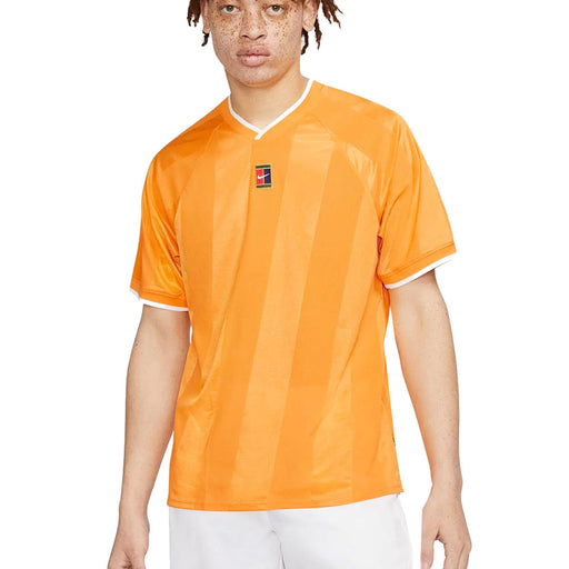 NikeCourt Breathe Slam Mens Tennis Shirt - 717 SUNDIAL/XL