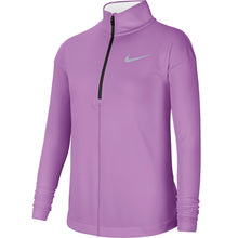 Load image into Gallery viewer, Nike Run Girls Long Sleeve 1/2 Zip - VIOLET STAR 589/L
- 3