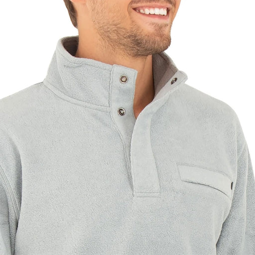 Free Fly Bamboo Polar Fleece Snap Mens Pullover
