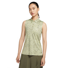 Load image into Gallery viewer, Nike Dri-FIT Fairway Womens Sleeveless Golf Polo - MED OLIVE 222/XL
 - 3
