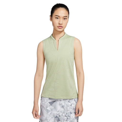 Nike Breathe Womens Sleeveless Golf Polo - CELADON 369/XL