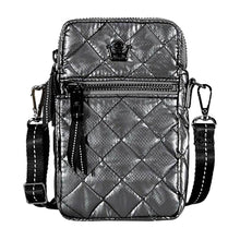 Load image into Gallery viewer, Oliver Thomas Cell Phone Crossbody 2 - Metal Silver/One Size
- 12
