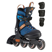 Load image into Gallery viewer, K2 Raider Pro Pack B Adjustable Inline Skates 1 - Blue/Orange/4-8
- 1