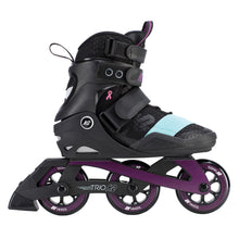 Load image into Gallery viewer, K2 Trio 100 Womens Urban Inline Skates - Black/Purple/11.0
 - 1
