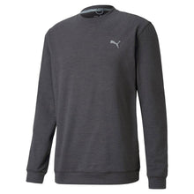 Load image into Gallery viewer, Puma Cloudspun Crew Neck Mens Golf Shirt - Puma Blk Hthr/XXXL
 - 6