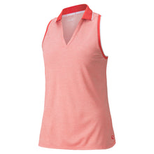 Load image into Gallery viewer, Puma MATTR Sprinter Womens Golf Polo - TEABERY HTHR 09/L
 - 5