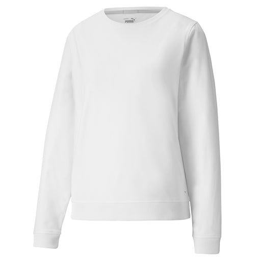 Puma Cloudspun White Womens Golf Crew - White/XXL
