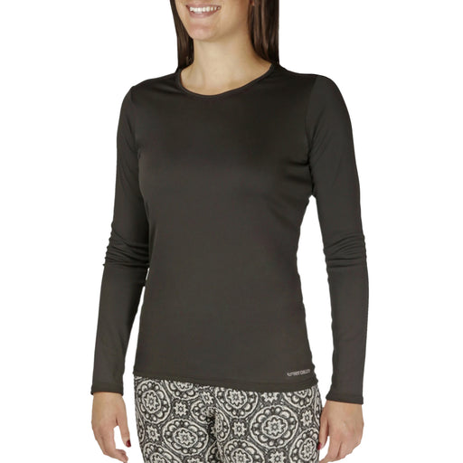 Hot Chillys PeachSkins Womens Base Layer Shirt - Black/XL