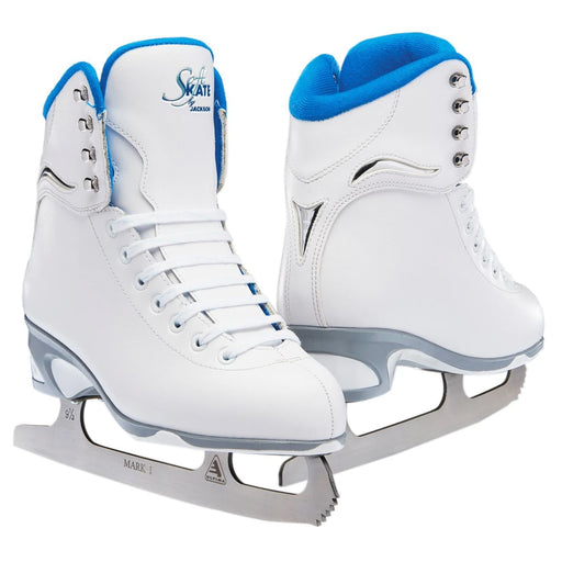 Jackson Finesse 180 Womens Figure Skates - 10.0/Blue Bl/M