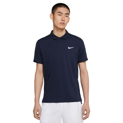 NikeCourt Dri-FIT Victory Solid Mens Tennis Polo - OBSIDIAN 451/XXL