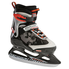 Load image into Gallery viewer, Bladerunner by RB Micro Ice Boys Adj Ice Skates 20 - Black/Red/5-8
- 1