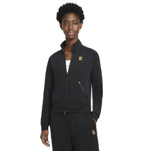 Load image into Gallery viewer, NikeCourt Heritage Full Zip Womens Tennis Jacket - BLACK 010/XL
 - 1