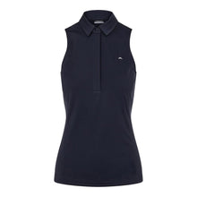 Load image into Gallery viewer, J. Lindeberg Dena Womens Sleeveless Golf Polo 2021 - Navy/XL
 - 2