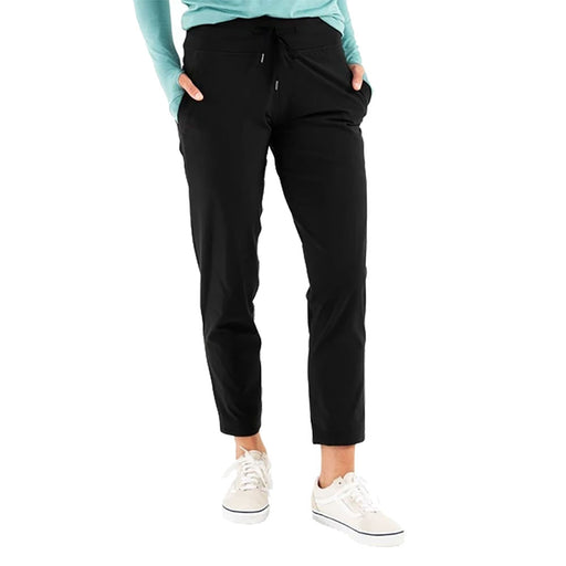 Free Fly Breeze Cropped Womens Pants - Black/XL