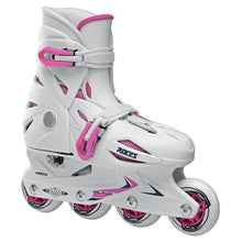 Load image into Gallery viewer, Roces Orlando III Adjustable Juniors Inline Skates - 4-7/White/Pink
 - 3