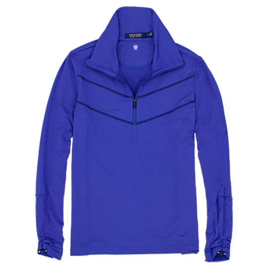 Polo Golf Ralph Lauren Carbon Soft Knit Royal Womens Golf 1/2 Zip