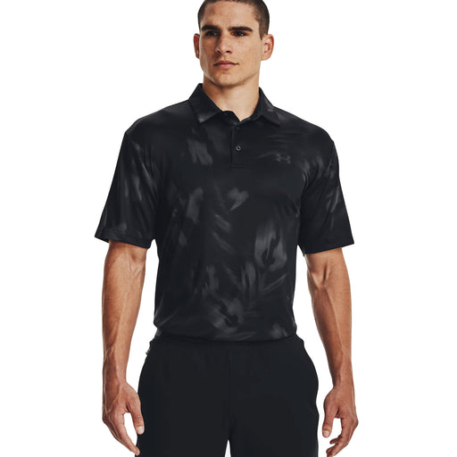 Under Armour Playoff 2.0 Mens Golf Polo - BLACK/STEEL 050/XXL