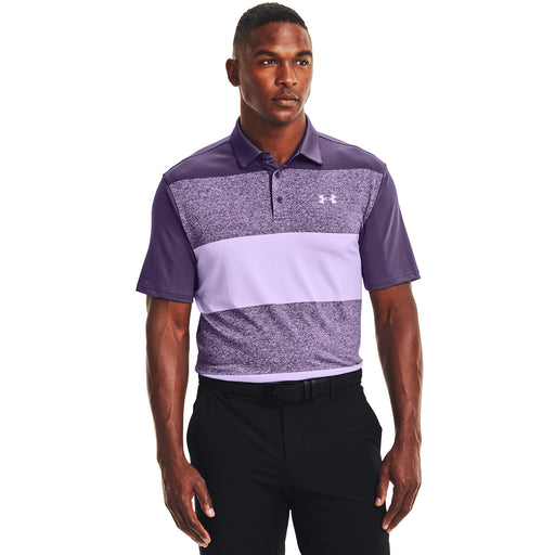 Under Armour Playoff 2.0 Mens Golf Polo - TWLT/PRPL 502/XXL