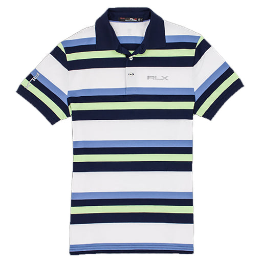 RLX Pro Fit Engineered Strp Piq Lim Mens Golf Polo