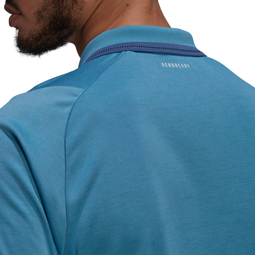 Adidas Freelift Hazy Blue Mens Tennis Polo