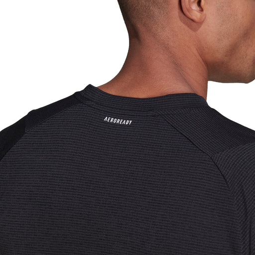 Adidas Freelift Black Mens Tennis Shirt