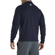 Load image into Gallery viewer, FootJoy Fleece w Contrast Trim Navy Mens 1/4 Zip
 - 2