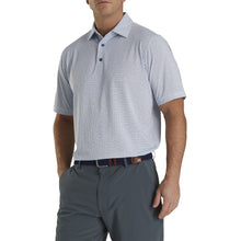 Load image into Gallery viewer, FootJoy Lisle Open Weave Print Mens Golf Polo
- 1