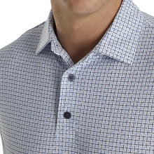 Load image into Gallery viewer, FootJoy Lisle Open Weave Print Mens Golf Polo
- 3