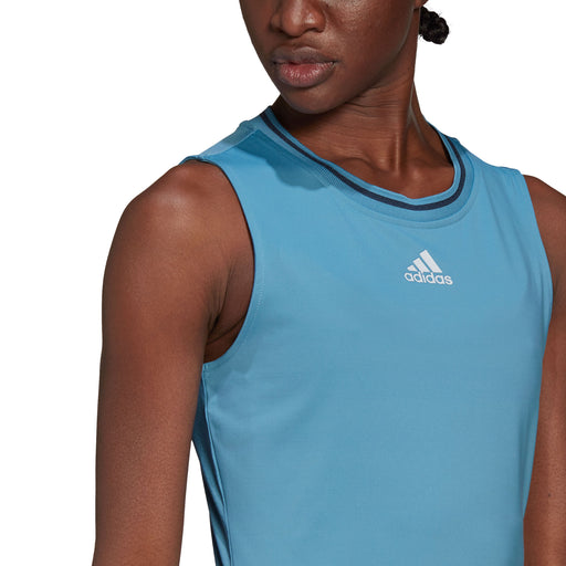 Adidas Match Hazy Blue Womens Tennis Tank Top