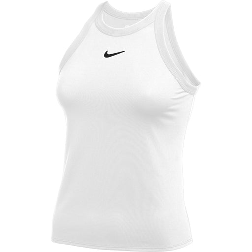 NikeCourt Dri-FIT Team Womens Tennis Tank Top - TM WHT/BLK 100/XL