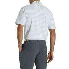 Load image into Gallery viewer, FootJoy Pique Mix Stripe Self Clr WH Men Golf Polo
- 2