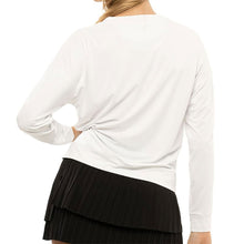 Load image into Gallery viewer, Lucky in Love Original Wht Wmns LS Tennis Pullover
 - 2