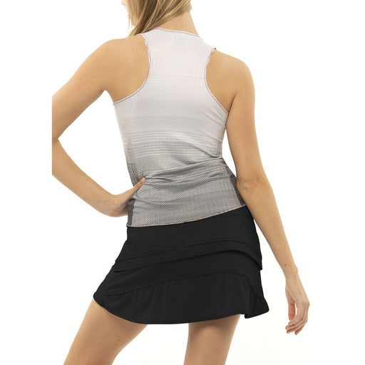 Lucky in Love Plt Me Right Blk Wmn Tennis Tank Top