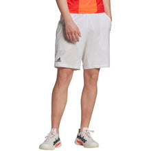 Load image into Gallery viewer, Adidas Ergo White-Black 9in Mens Tennis Shorts
 - 1