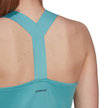 Load image into Gallery viewer, Adidas Aeroready Y-Tank Mint Women Tennis Tank Top
 - 3