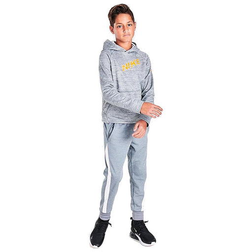 Nike Therma-FIT Graphic Boys Training Hoodie - SMOKE GREY 084/XL