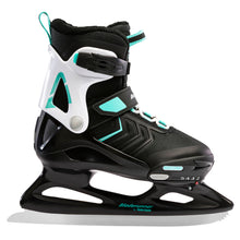 Load image into Gallery viewer, Bladerunner by RB Micro XT Girls Adj Ice Skates - Black/Teal/5-8
 - 1