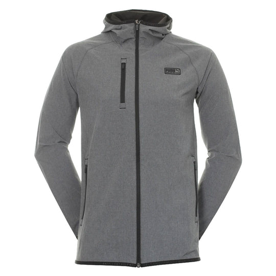 Puma EGW Hooded Black Heather Mens Golf Jacket