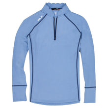 Load image into Gallery viewer, RLX Ralph Lauren Powerstrt Bl Womens Golf 1/4 Zip - Bl Lagoon/F Nvy/L
 - 1