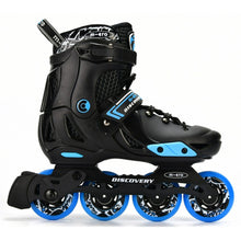 Load image into Gallery viewer, Micro Discovery Black Adj Kid Inline Skates - Black/5.5-7.5
 - 1