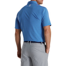 Load image into Gallery viewer, FootJoy Stretch Lisle Pinstripe Blue Men Golf Polo
- 2