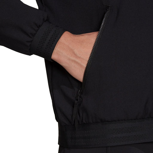 Adidas Woven Black Womens Tennis Jacket