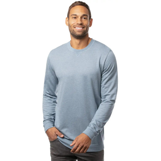 TravisMathew Fink 2.0 Mens Golf Pullover - Hth Cpn Bl 4hcp/XL