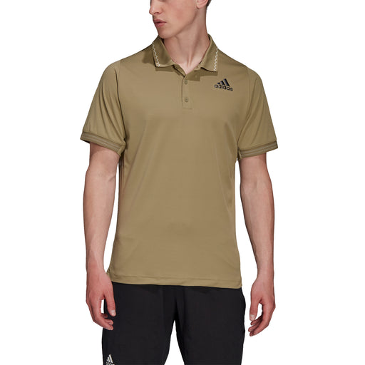 Adidas FreeLift PrimeBlue Mens Tennis Polo - ORBIT GRN 315/XXL