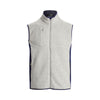 RLX Ralph Lauren Fleece Hybrid Light Grey Heather Mens Golf Vest