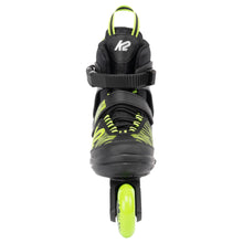 Load image into Gallery viewer, K2 Raider Black-Lime Boys Adjustable Inline Skates
 - 3