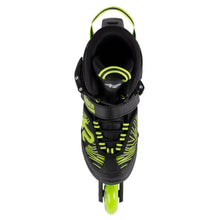 Load image into Gallery viewer, K2 Raider Black-Lime Boys Adjustable Inline Skates
 - 4